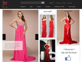 Achat en ligne : Robe habillée coloris rouge sur mesure pas cher
